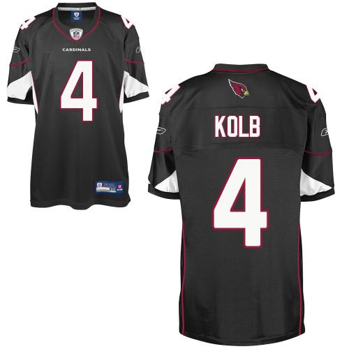 Jerseys Factory Cheap Cardinals #4 Kevin Kolb Black Alternate St
