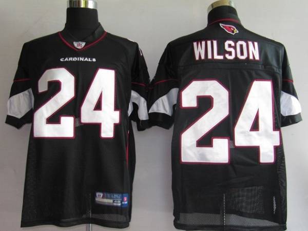 Jerseys Factory Cheap Cardinals #24 Adrian Wilson Black Stitched