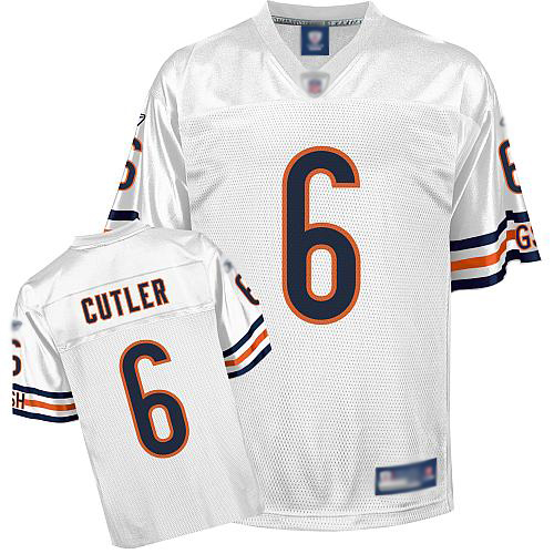 Jerseys Factory Cheap Bears #6 Jay Culter White Stitched NFL Jer