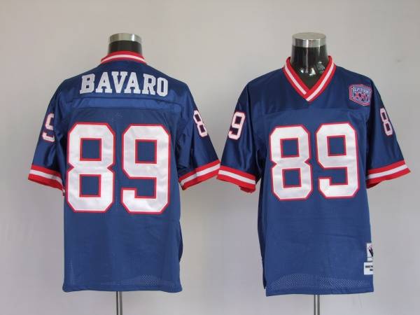 Jerseys Factory Cheap Giants #89 Mark Bavaro Blue Stitched NFL J