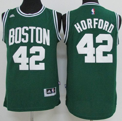 Jerseys Factory Cheap Celtics #42 Al Horford Green(White No.) St