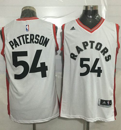 Jerseys Factory Cheap Raptors #54 Patrick Patterson White Stitch