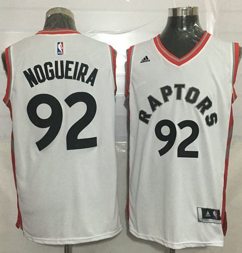 Jerseys Factory Cheap Raptors #92 Lucas Nogueira White Stitched