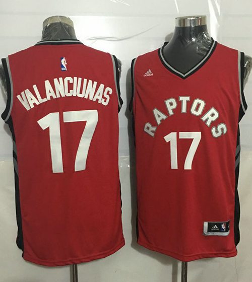 Jerseys Factory Cheap Raptors #17 Jonas Valanciunas Red Stitched