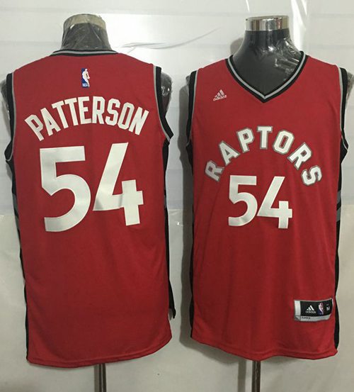 Jerseys Factory Cheap Raptors #54 Patrick Patterson Red Stitched