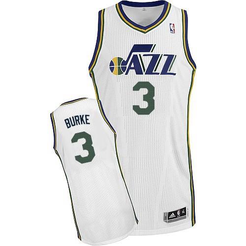 Jerseys Factory Cheap Revolution 30 Jazz #3 Trey Burke White Sti