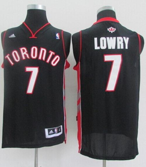 Jerseys Factory Cheap Revolution 30 Raptors #7 Kyle Lowry Black