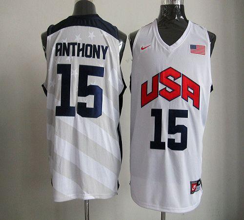 Jerseys Factory Cheap Nike 2012 Olympics Team USA #15 Carmelo An