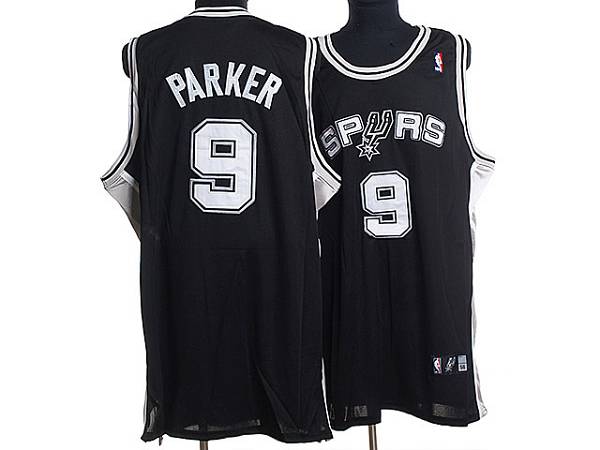 Jerseys Factory Cheap Spurs #9 Tony Parker Stitched Black NBA Je