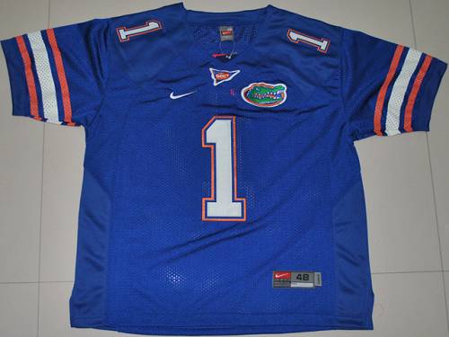 Jerseys Factory Cheap Gators #1 Chris Rainey Blue Embroidered NC