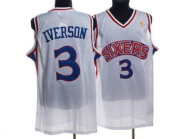 Jerseys Factory Cheap Mitchell and Ness 76ers #3 Allen Iverson S
