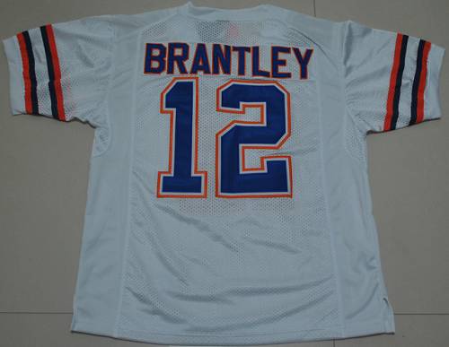 Jerseys Factory Cheap Gators #12 John Brantley White Embroidered