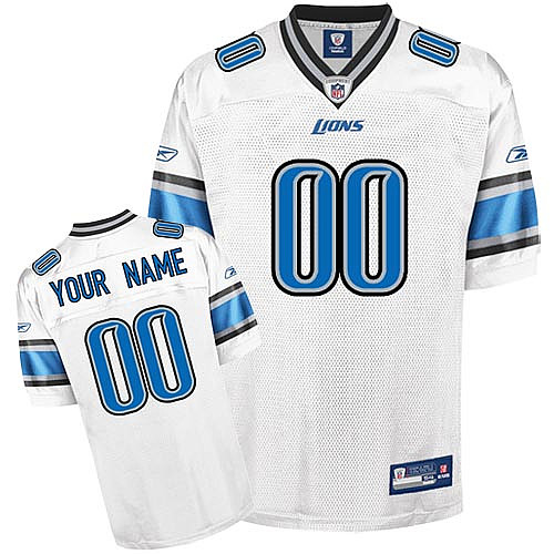 Jerseys Factory Cheap Lions Personalized Authentic White NFL Jer
