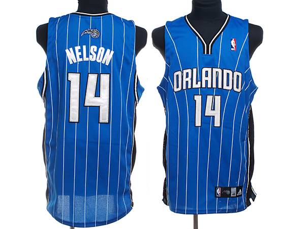 Jerseys Factory Cheap Magic #14 Jameer Nelson Stitched Blue NBA