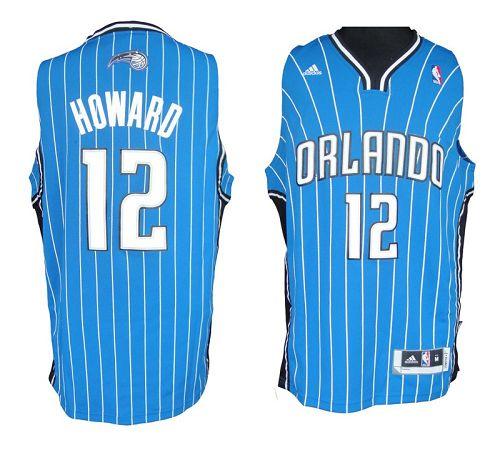 Jerseys Factory Cheap Magic #12 Dwight Howard Blue Revolution 30
