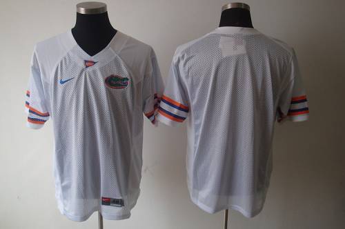 Jerseys Factory Cheap Gators Blank White Embroidered NCAA Jersey