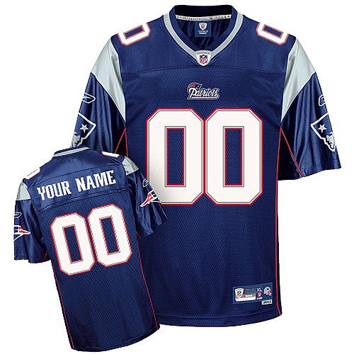 Jerseys Factory Cheap Patriots Personalized Authentic Dark Blue