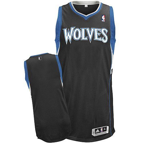 Jerseys Factory Cheap Revolution 30 Timberwolves Blank Black Sti