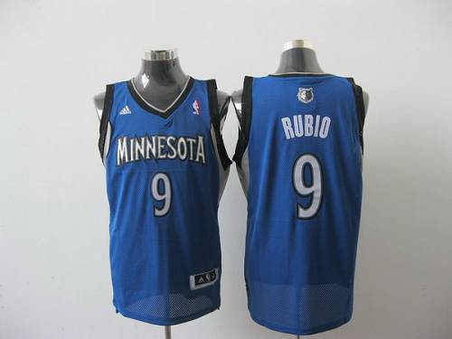 Jerseys Factory Cheap Timberwolves #9 Ricky Rubio Revolution 30