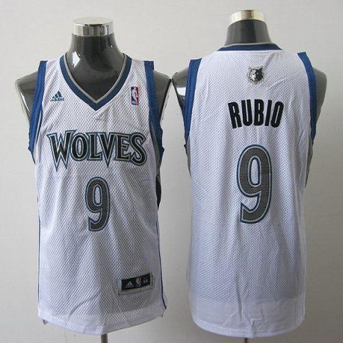 Jerseys Factory Cheap Timberwolves #9 Ricky Rubio Revolution 30