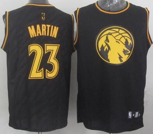 Jerseys Factory Cheap Timberwolves #23 Kevin Martin Black Precio