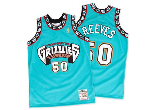 Jerseys Factory Cheap Grizzlies #50 Bryant Reeves Green Hardwood