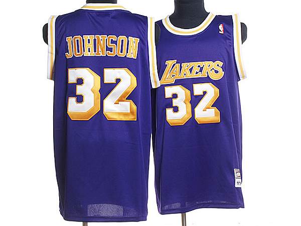 Jerseys Factory Cheap Mitchell and Ness Lakers #32 Magic Johnson