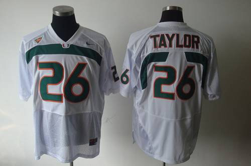Jerseys Factory Cheap Hurricanes #26 Sean Taylor White Embroider
