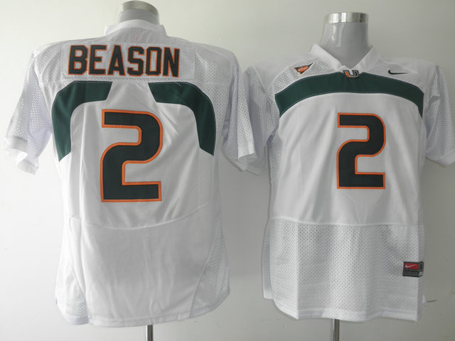 Jerseys Factory Cheap Hurricanes #2 Jon Beason White Embroidered