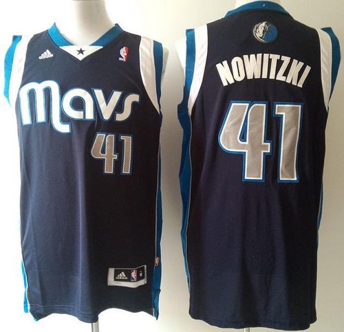 Jerseys Factory Cheap Mavericks #41 Dirk Nowitzki Stitched NBA B