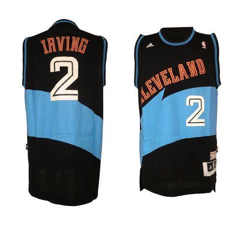 Jerseys Factory Cheap Cavaliers #2 Kyrie Irving Black ABA Hardwo