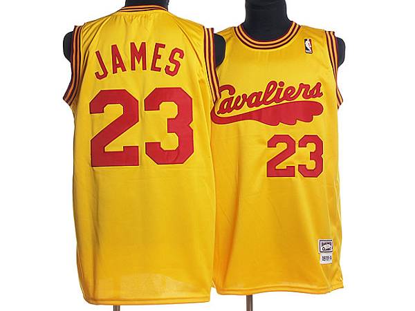 Jerseys Factory Cheap Mitchell and Ness Cavaliers #23 LeBron Jam