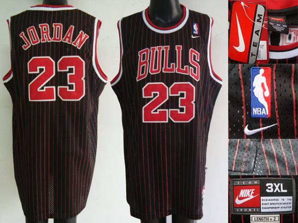 Jerseys Factory Cheap Bulls #23 Michael Jordan Stitched Black Re