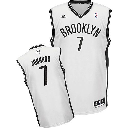 Jerseys Factory Cheap Nets #7 Joe Johnson White Home Revolution