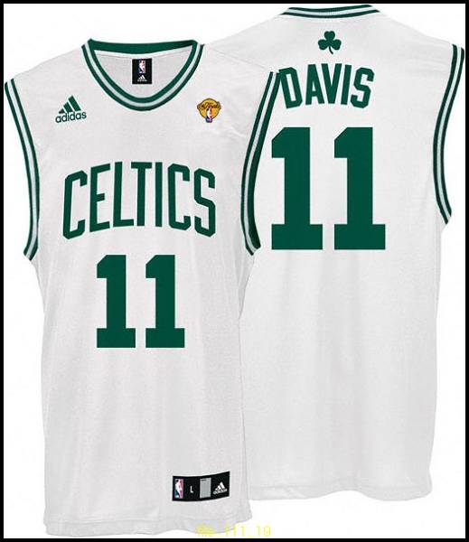 Jerseys Factory Cheap Celtics #11 Glen Davis Stitched White Fina