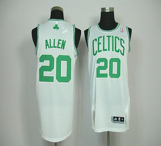 Jerseys Factory Cheap Celtics #20 Ray Allen White Revolution 30