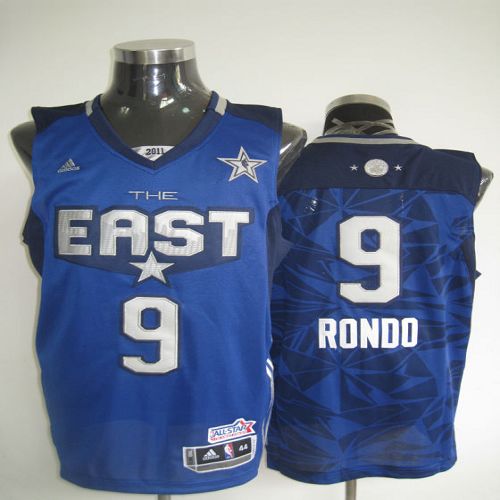 Jerseys Factory Cheap 2011 All Star Celtics #9 Rajon Rondo Blue