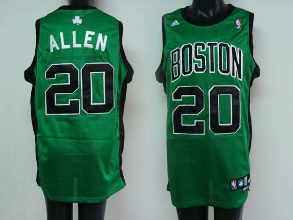 Jerseys Factory Cheap Celtics #20 Ray Allen Stitched Green Black