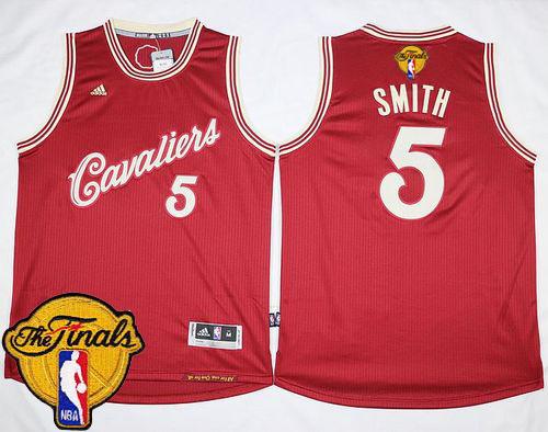 Jerseys Factory Cheap Cavaliers #5 J.R. Smith Red 2015-2016 Chri
