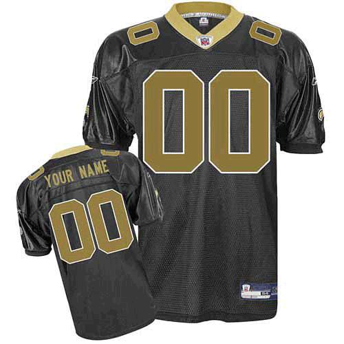 Jerseys Factory Cheap Saints Personalized Authentic Black NFL Je