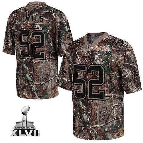 Jerseys Factory Cheap Nike 49ers #52 Patrick Willis Camo Super B