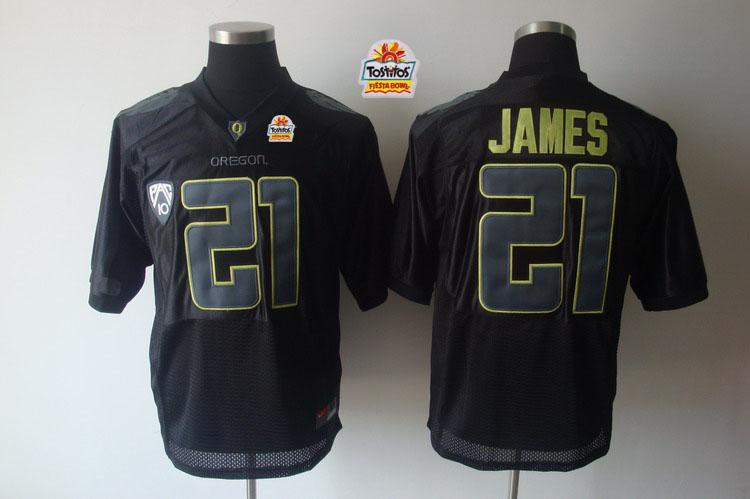 Jerseys Factory Cheap Ducks #21 LaMichael James Black Tostitos F