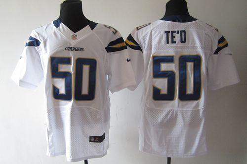 Jerseys Factory Cheap Nike Chargers #50 Manti Te'o White Men's S