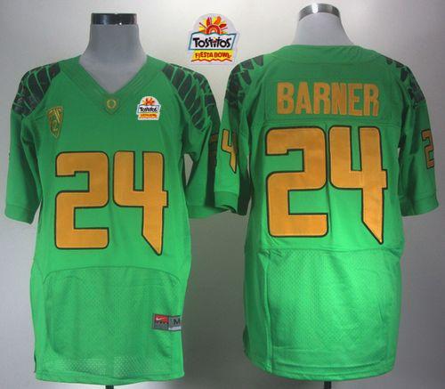 Jerseys Factory Cheap Ducks #24 Kenjon Barner Green Elite PAC-12