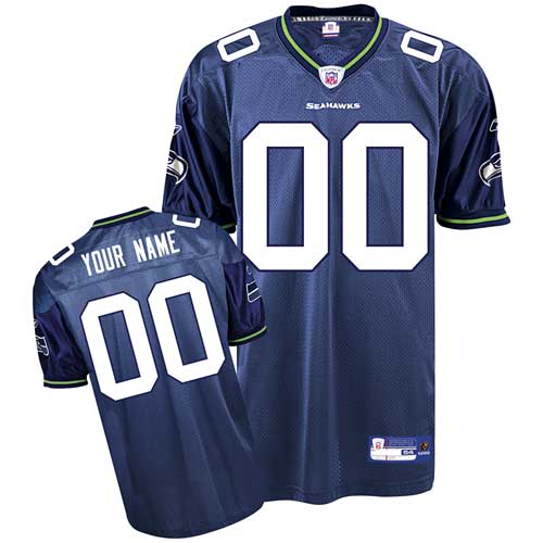 Jerseys Factory Cheap Seahawks Personalized Authentic Blue NFL J