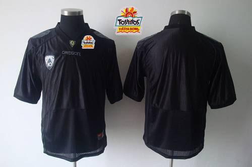 Jerseys Factory Cheap Ducks Blank Black Tostitos Fiesta Bowl Emb
