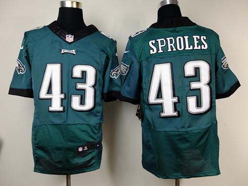 Jerseys Factory Cheap Nike Eagles #43 Darren Sproles Midnight Gr