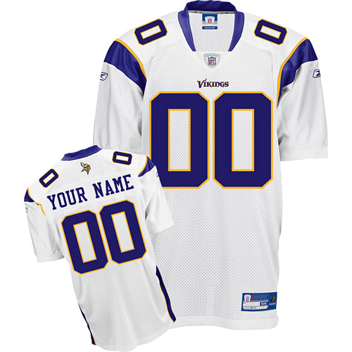Jerseys Factory Cheap Vikings Personalized Authentic White NFL J