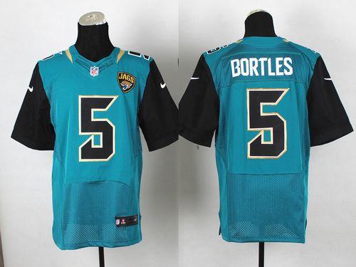 Jerseys Factory Cheap Nike Jaguars #5 Blake Bortles Teal Green T