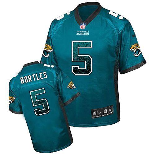 Jerseys Factory Cheap Nike Jaguars #5 Blake Bortles Teal Green T
